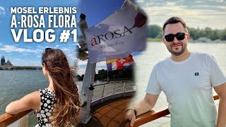 Mosel Kreuzfahrt mit Arosa Flora Vlog 1 Erste Reise nach Corona [upl. by Kaltman41]