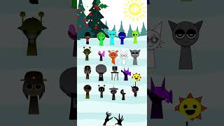 NormalampHorror Sprunki Christmas Treeincrediboxsprunki sprunki sprunkimod christmas short [upl. by Sayre334]