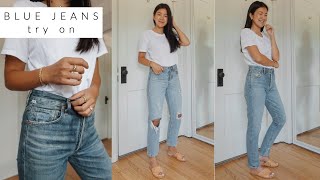 BEST DENIM  TRYING ON 21 PAIRS OF JEANS  STYLING THEM [upl. by Ahsienyt]