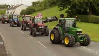 Newtownbutler Tractor Run 2014 Full [upl. by Nnylaf167]