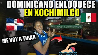 TRAJINERAS en XOCHIMILCO  EXTRANJEROS se VUELVEN Locos al Conocer ESTE LUGAR en MEXICO 🇲🇽 [upl. by Kailey]