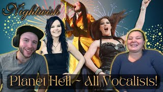 1 Song 3 Singers NIGHTWISH  Planet Hell  REACTION Tarja Anette amp Floor [upl. by Arodnap]