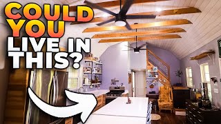 800sqft Shed to House Conversion Tour [upl. by Arbua]