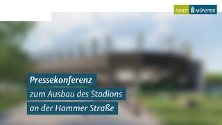 Pressekonferenz zur Stadionmodernisierung [upl. by Aronoh291]