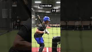 Live At Bat Vs Pro Pitcher baseball mlb homerun [upl. by Ern]