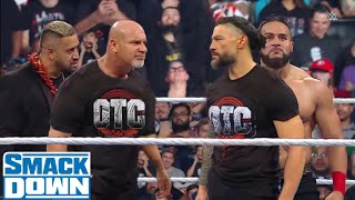 WWE Goldberg Returns And Destroys Roman Reigns amp The Bloodline WWE Smackdown 2024 Highlights [upl. by Ayhdnas]