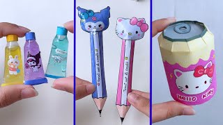 Paper craftEasy craft ideas miniature craft  how to make DIYschool projectTonni art and craft [upl. by Eelorac]