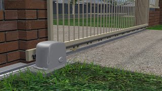 Preparing a sliding gate for installing a motor [upl. by Pirnot126]