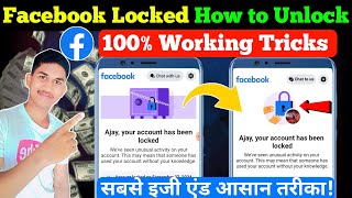 Your Account has been Locked Facebook  Facebook Account Locked how to Unlock  Unlock fb Profile [upl. by Burgwell626]