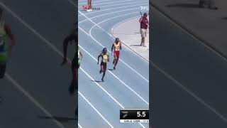 11YearOld Goes 1251 In The 100m At AAU Junior Olympics 2023 [upl. by Nosned646]