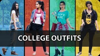 College Outfits for Girls 2017  Dress Code  Back To School College Lookbook [upl. by Harim]