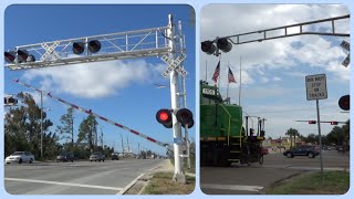 Railroad Crossings with Cantilevers Compilation Part 1 [upl. by Angil]