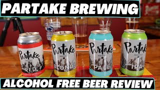 Partake Brewing Non Alcoholic Beer Review ① ② 🍺🍺 [upl. by Sawyor]