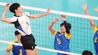 「春高バレー2022」日南振徳 静かな圧倒的エース甲斐優斗 得点集 Japan Volleyball High School National Tournament Score collection [upl. by Nnairrek]