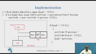 Insertion of a node at Specific location in the Doubly Linked List [upl. by Strepphon]