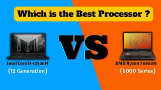 The Best CPU for Gaming in 2022  Ryzen 7 6800h vs Intel Core i712700h  Intel 12700h vs 6800h [upl. by Elbart987]