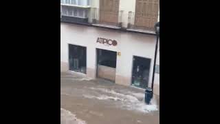 Inondation à Malaga  Espagne [upl. by Ilysa]