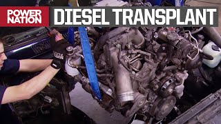 Swapping A Chevy 1500s Stock V8 For A 66 Duramax Diesel  Truck Tech S2 E3 [upl. by Rhyner222]