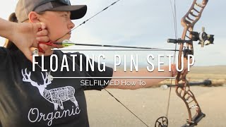 How To Floating 5 Pin Fixed Spot Hogg Sight Setup [upl. by Harms]