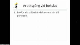 Arbetsgång bokföring till bokslut [upl. by Alywt]