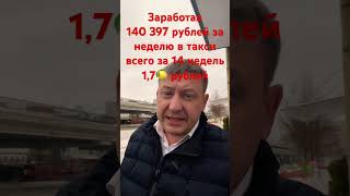 Заработал за неделю в такси 140397 рублей москва таксимосква работа яндекстакси яндекс топ [upl. by Adnamor31]