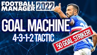 GOAL MACHINE 4312 FM22 TACTIC  FOOTBALL MANAGER 2022 DOWNLOAD [upl. by Theran]