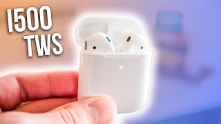 i500 TWS Fake Airpods Review Best Airpods Clone [upl. by Ennairej]