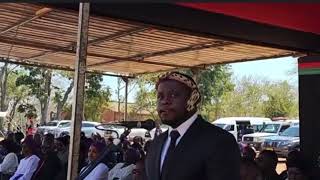 40th Day memorial Mass of Saulos Klaus Chilima in Ntcheu Inkosi ya Makosi Gomani V Speech 2024 [upl. by Liartnod]