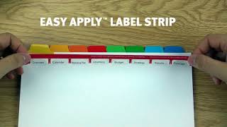 Avery® Index Maker® Clear Label Dividers [upl. by Aserehtairam439]