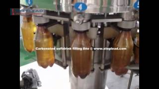 how the carbonated soft drink filling machine running for filling csd beverage [upl. by Gollin294]