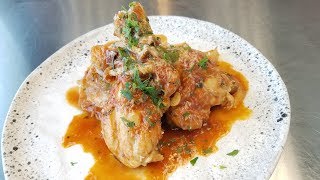 Garlic amp Shiso Tomato Sauce Chicken  鶏肉トマト煮込み、居酒屋飯シリーズ [upl. by Aip541]