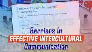 Barriers In Effective Intercultural Communication  Learn Communication Skills for Free [upl. by Aicinoid352]