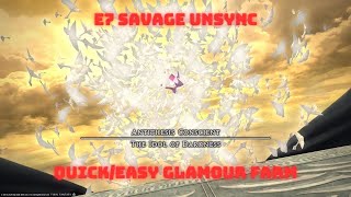 E7 Savage Unsynced Black Mage POV [upl. by Teerprug]