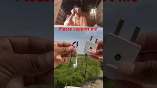 Earphone Vs 220 Volt Electricity shorts experiment please youtubeshorts subscribe [upl. by Haldane]