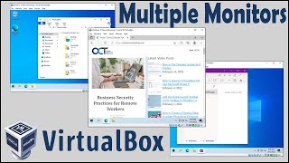 How to Configure Multiple Monitors for a VirtualBox VM [upl. by Gemmell]