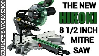 First look at the new hikoki 8 12 inch 216mm mitre saw with fixed rails [upl. by Aikem]