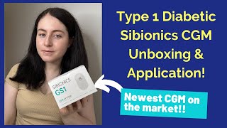 Trying a BRAND NEW CGM  Sibionics GS1  Unboxing amp Application [upl. by Anica182]