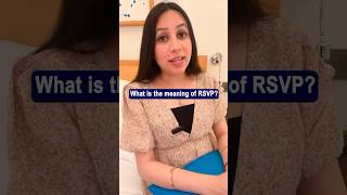 What is the meaning of RSVP rsvp learnenglish vocabulary ielts ieltsgeneral speakenglish pr [upl. by Alleram813]