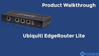 Ubiquiti EdgeRouter Lite Walkthrough [upl. by Karyl]