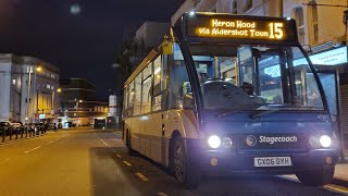 Soon to be withdrawn  Lovely Optare Solo 47307 GX06DYH on the 7 to Elvetham Heath 061223 [upl. by Vinita]