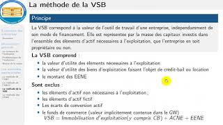 Évaluation des entreprises  les méthodes patrimoniales VSB et CPNE [upl. by Aniweta]