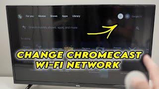 Chromecast  How to Change the WiFi Network [upl. by Warthman]