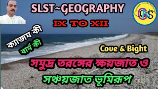 Erosional and depositional landform of sea waves for slst geography [upl. by Chadwick]