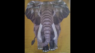 Elephant Abstractions Wall hanging part 2 [upl. by Yelruc463]