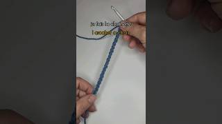 Comment faire une maille chaînette au crochet  How To Crochet A Chain [upl. by Yrrep]