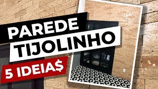 5 ideias para fazer Parede de Tijolinho  Faça você mesmo  Diário da Reforma [upl. by At]