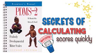 Peabody Developmental Motor Scales PDMS2 l Scoring Converting Interpreting Scores OT therapists [upl. by Jaeger]