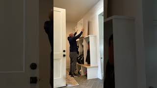 DIY Mudroom Lockers  Part 2 Adding Upper Cabinets [upl. by Idnor]