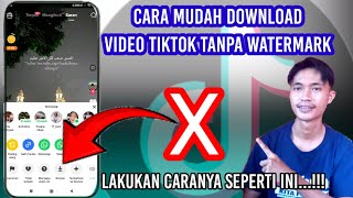 Cara Download Video Tiktok Tanpa Watermark 100 Bisa [upl. by Naelopan]