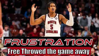 South Carolina Gamecocks Men’s basketball team free throwed the game away [upl. by Colville]